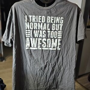 Gray Graphic T-Shirt Sz 2xl 1-1018